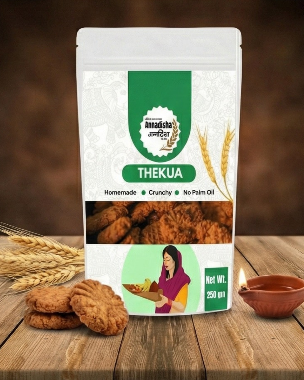 Gud Thekua | 250 g Pouch Pack
