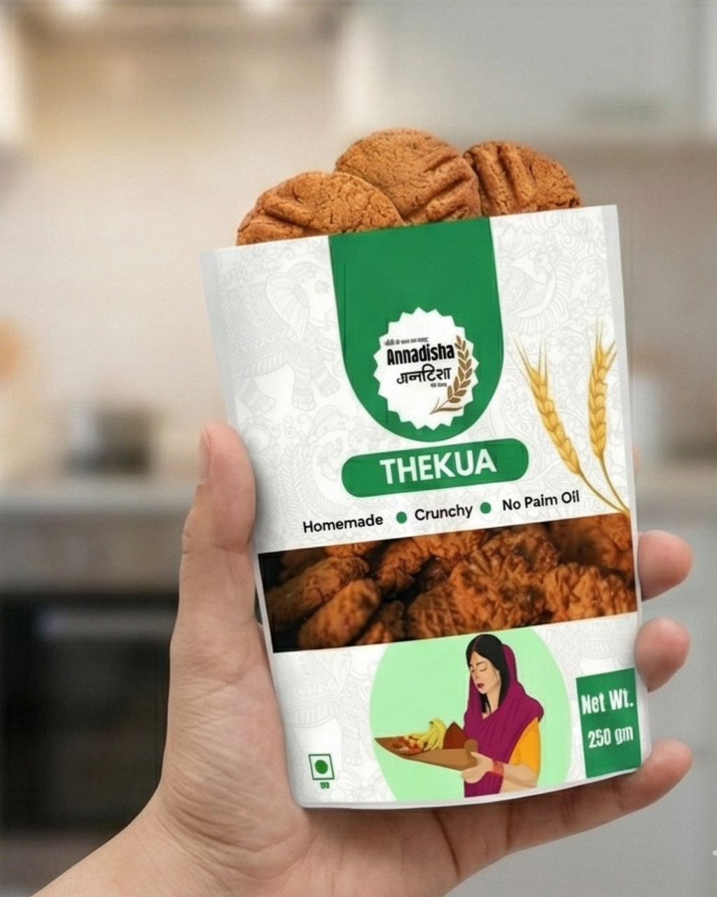 Gud Thekua | 250 g Pouch Pack