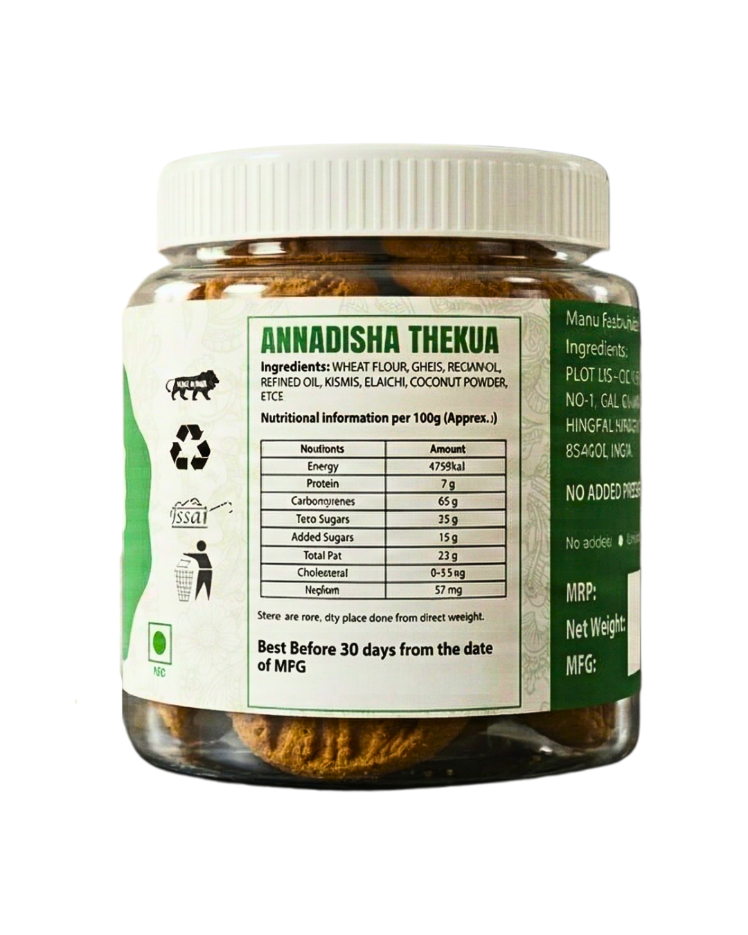 Traditional Thekua (Sugar) | 250 g